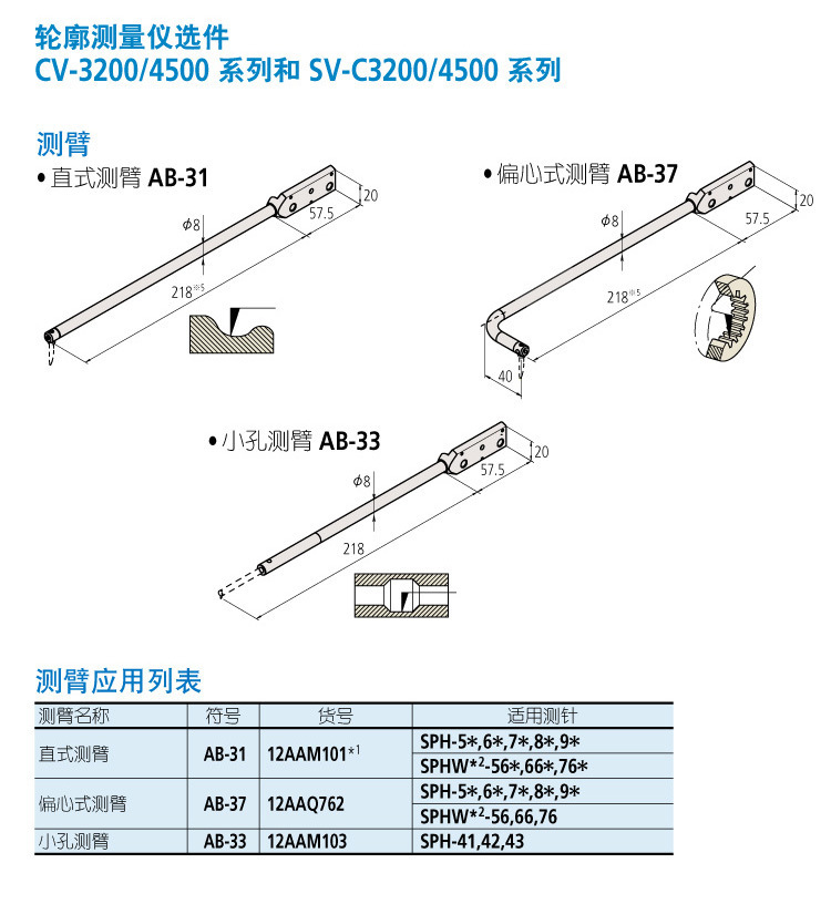 日本三豐表面粗糙度和輪廓度測量一體機 SV-C3200/4500S4系列